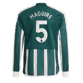 Manchester United Harry Maguire #5 Borta Kläder 2023-24 Långärmad